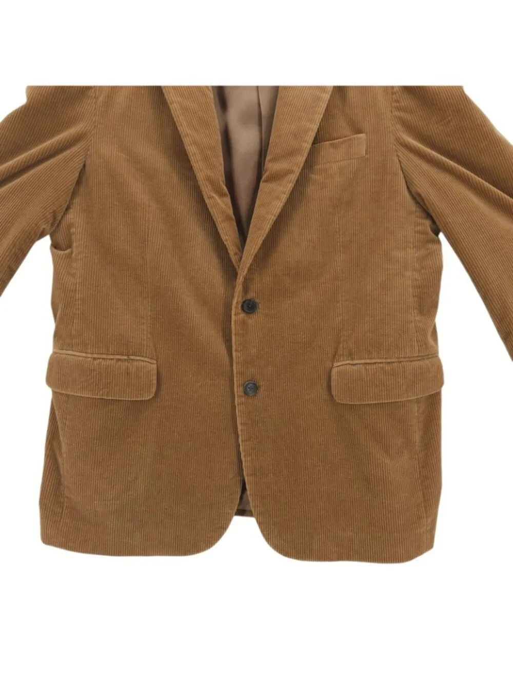 BROOKS BROTHERS Madison Corduroy Blazer Jacket Tan Brown Size 42R